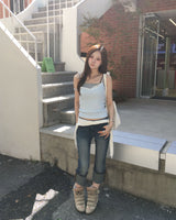 Lace sleeveless