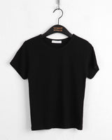 Robuck Basic Round Short Sleeve T-Shirt