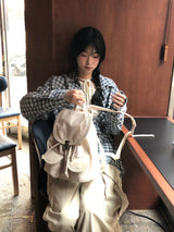 ツーポケットナイロンバックパック