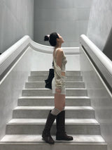 Sugar Dairy Frill Lace Sleeveless Top