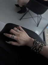 beads multi-strap bracelet (2color)