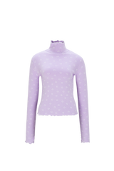 スマイルタートルネック lavender