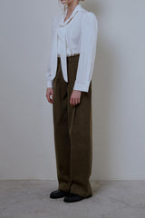 Fable scarf blouse_ivory