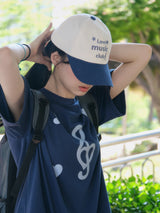 Love music club ball cap -  Ivory