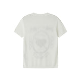 プリント半袖ウールTシャツ