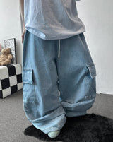 イヴ パラシュート カーゴ バルーン デニムパンツ 3カラー