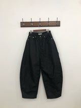 スタッズクロスワイドデニムパンツ