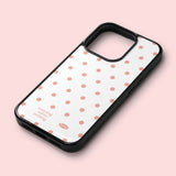 holiday epoxy bumper case (cotton dot)