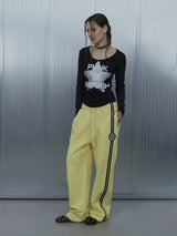 STAR SLEEVE PUNK TOP /  BLACK