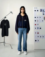 [UPDRAFT]NYLON POCKET COTTON DENIM PANTS