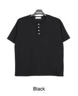 パラ ソフト ヘンリーネック ショートスリーブ Tシャツ