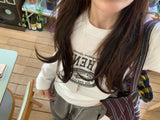 カルスナシャーシャーリングクロップTシャツ(4c)