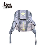 loveplayshop ラッキースターシリーズ パッチドスター 実用的ダブルショルダーバッグ