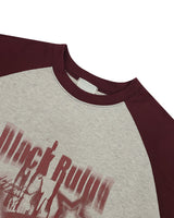 スタミューンプリントラグラン半袖Tシャツ