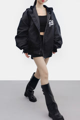 (Unisex) ロマオフーデッドエアリアルジャンパー