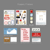 oab mail pack / scrap sticker set