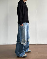 Alt Layered Denim Pants