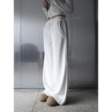【MADE】winter velour pants, white