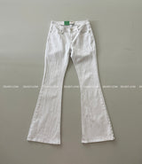 Basic Low-Rise Bootcut Pants