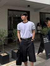 ノアポケットリンガーショートスリーブTシャツ