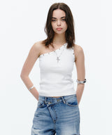 ey ショルダートップ  (white)