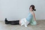 studs ribbon camisole(mint)