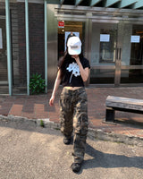 Flower printing T
