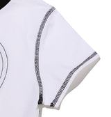 ハートカッティングクロップTシャツ (白
