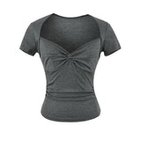 マエル ツイスト レイヤード Tシャツ