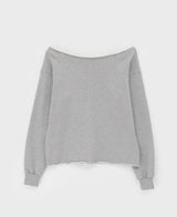 [MADE] Chippy Boatneck Print Long Sleeve T-shirt