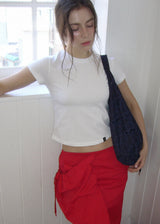 Jeanne Leaf Shoulder Bag_Navy