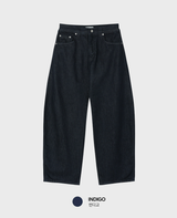 Meir Premium Adult Three-Needle Curved Wide Denim Pants