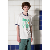 ロゴ リンガー Tシャツ / WHITE