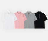 No.1329 pk クロップカラーハーフTシャツ (4color)