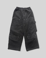 Movan peach brushed carpenter pants