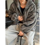 [Unisex] ファー2wayフードジャンパー(4color)