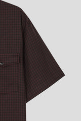 Beam Western Check Cropped Shirt