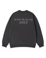 25FW ベーシックロゴナッピングスウェットシャツ チャコール