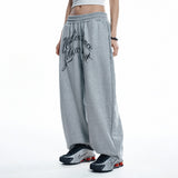 Lettering Balloon Sweatpants - GREY