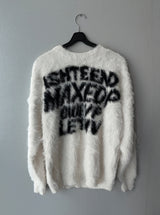 Snow Fluffy Angora Knit