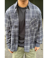 Ant check long sleeve shirt