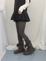 a flared winter dress