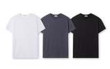 Miele incision shoulder muscle fit plain fabric short sleeve