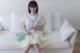 クレヨンフルーツTシャツ (アップルホワイト)