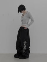 Winter Lettering Fleece Pants