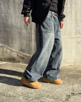 Fadel classic washing wide denim