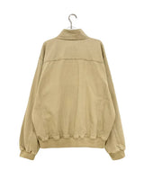 [unisex] レアレ ツーボタン ウォッシング ハイネック ジップアップ ジャケット