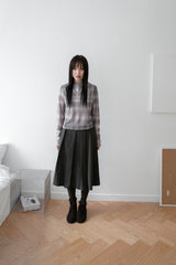 check overlock top(2colors)