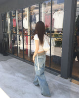 スナップパフTシャツ