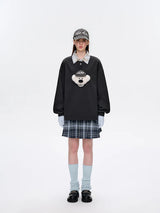 13DE MARZO Real Cap Bear Sweater